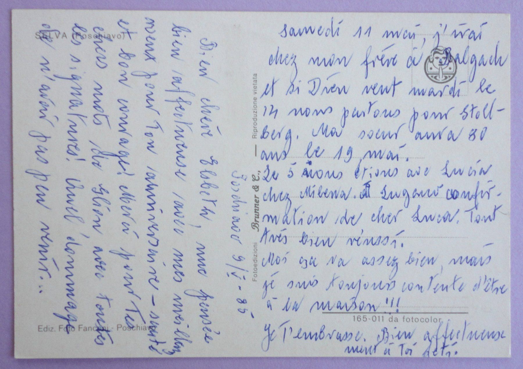 Cartoline postali: Selva (Poschiavo) – Usato da Fétigny venduto da Billy2miny 1