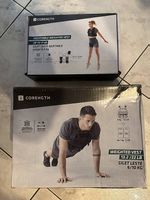 2 giubbotti 5 e 10 kg regolabili