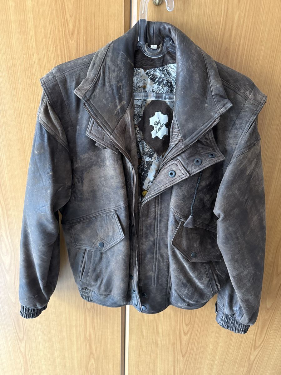 Vestes: Vintage Echt Leder Herrenjacke – D'occasion à St. Niklaus VS par DaDoLo