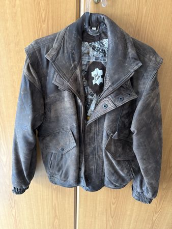 Vintage Echt Leder Herrenjacke