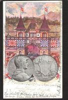 Eidg. Schützenfest Luzern 1901 , gel. mit Off. Stempel 1901