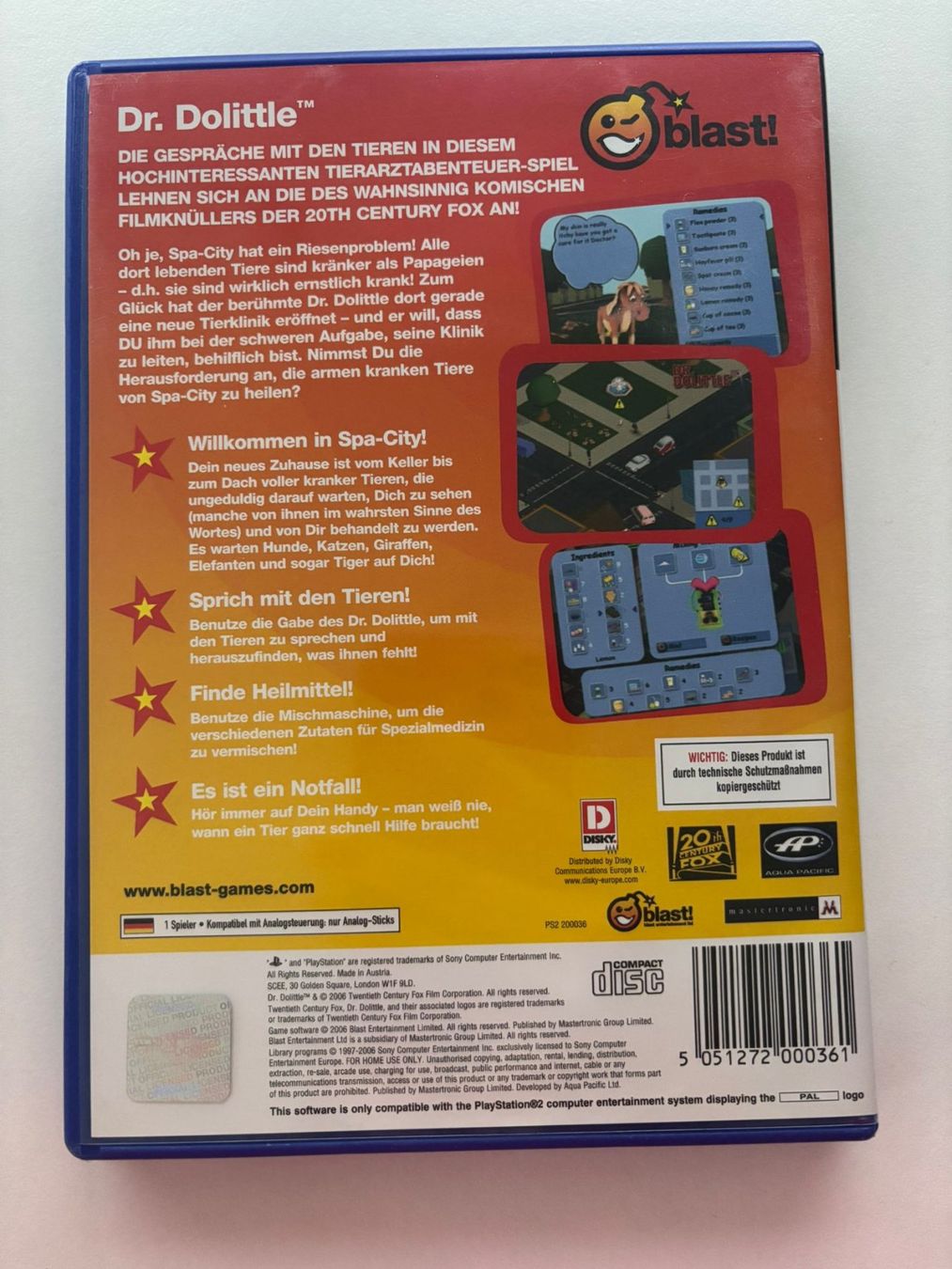 Sony Giochi: Dr. Dolittle (PS2) – Usato da Herisau venduto da Seyashop1 2