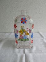 Mundgeblasene Flasche mit Email-Dekor