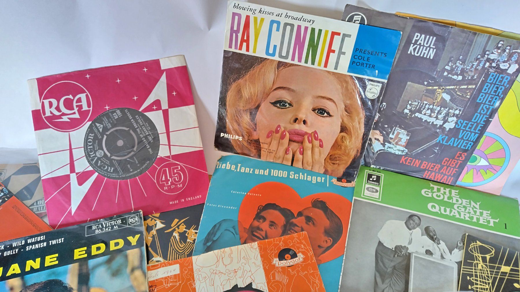 Dischi in vinile: Singles Sammlung, 28 Stück, bunt gemischt ab 1.- – Usato da Bellach venduto da JingleJerry 2