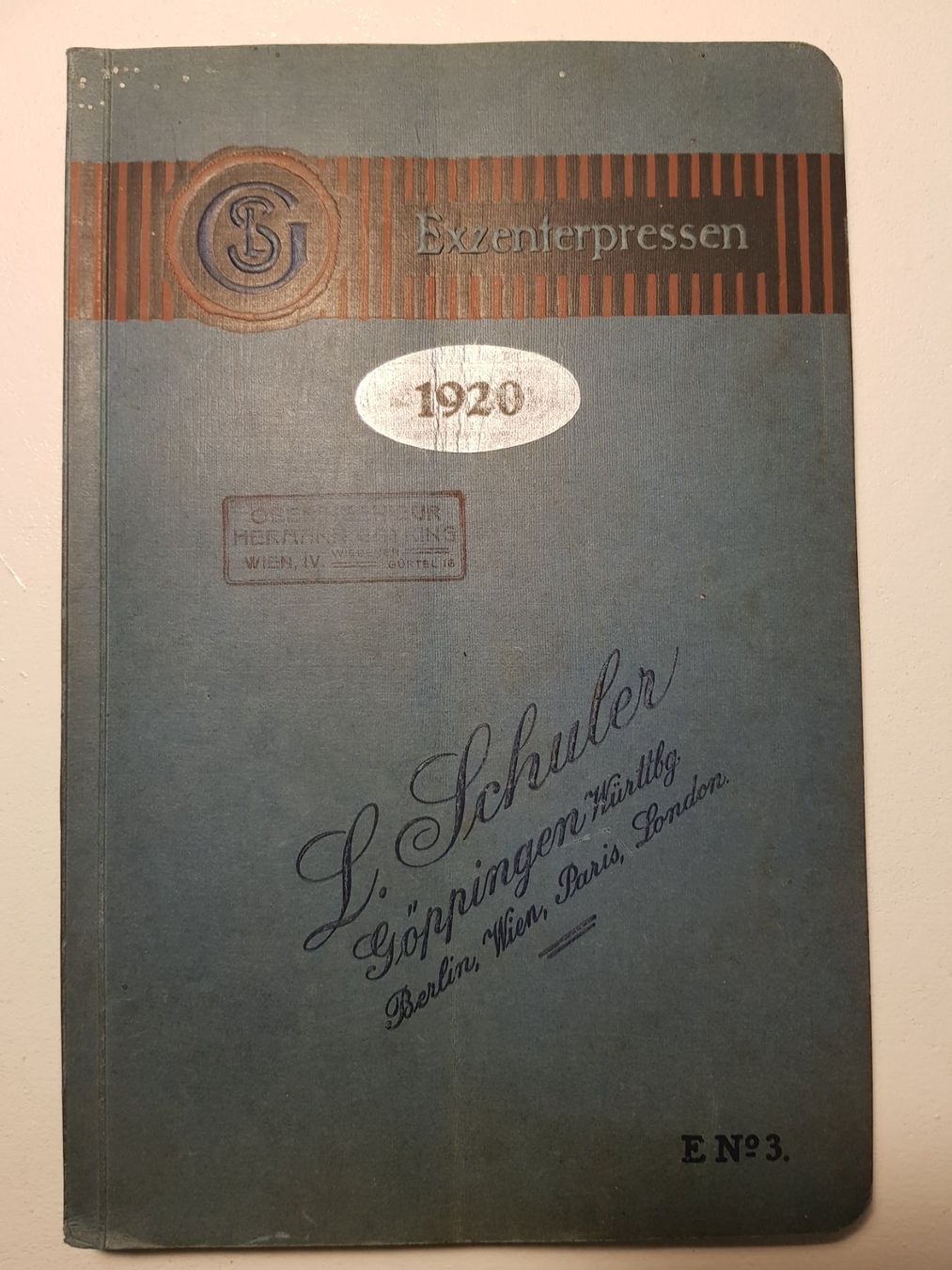 Libri: Katalog Exzenterpressen L. Schuler 1917 – Usato da Lausanne venduto da LasloH