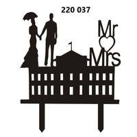 NEUER Torten Topper Brautpaar - Hochzeitstorte - 220037