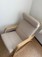 IKEA POÄNG mit Kopfkissen