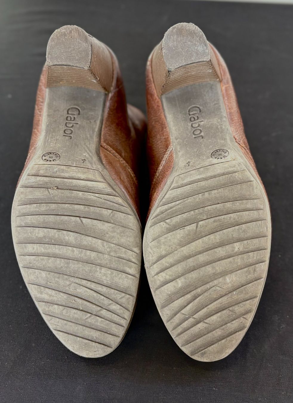 Gabor Scarpe da donna: Braune Gabor Stiefeletten, Echt Leder, Gr. 37 – Usato da Zürich venduto da Drahtzug 5