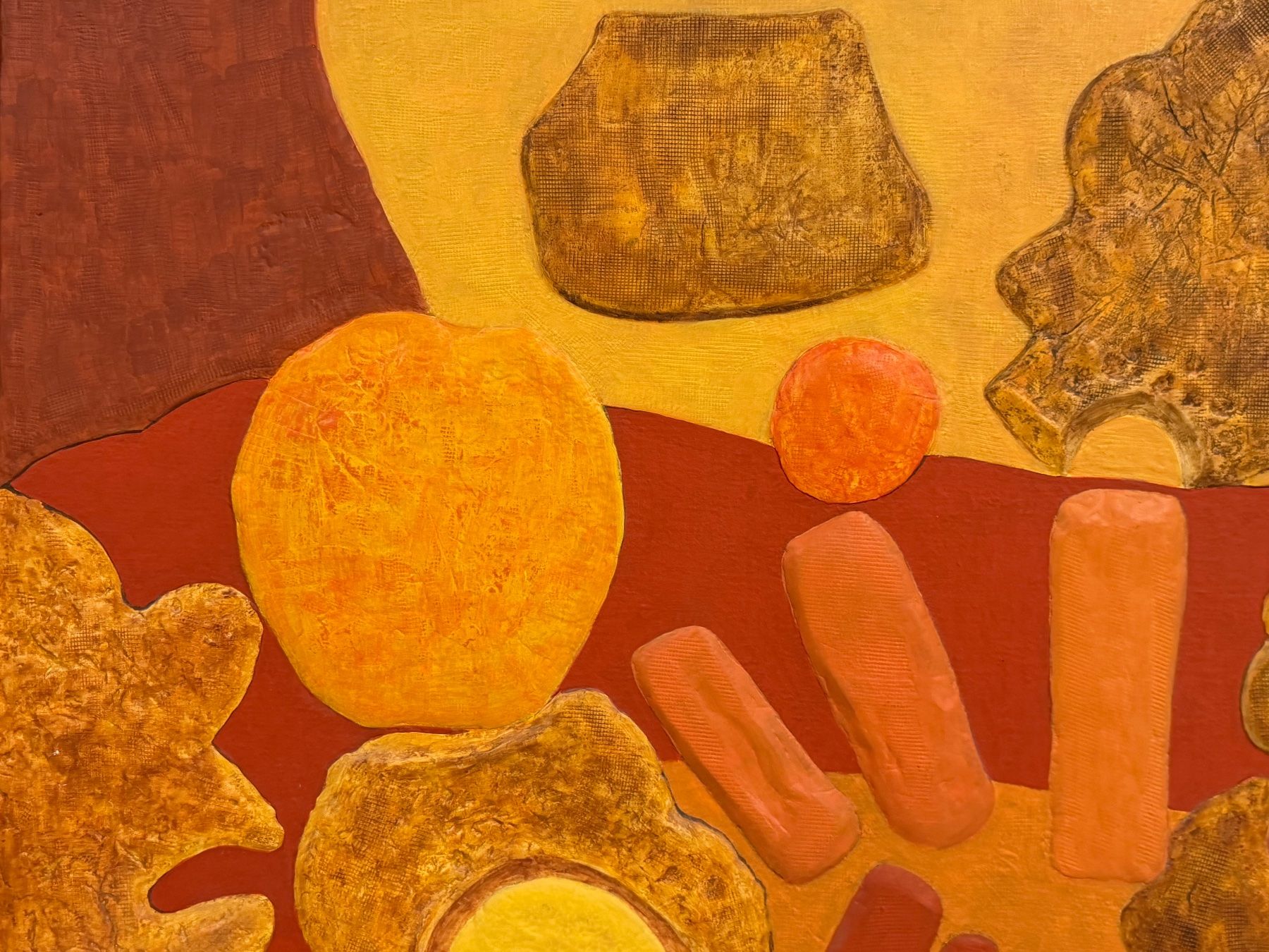 Dipinti: Abstrakte MARTHY 1978 Strukturierte Mixed Media Kunstwerk – Usato da Basel venduto da PAUL_ART 2