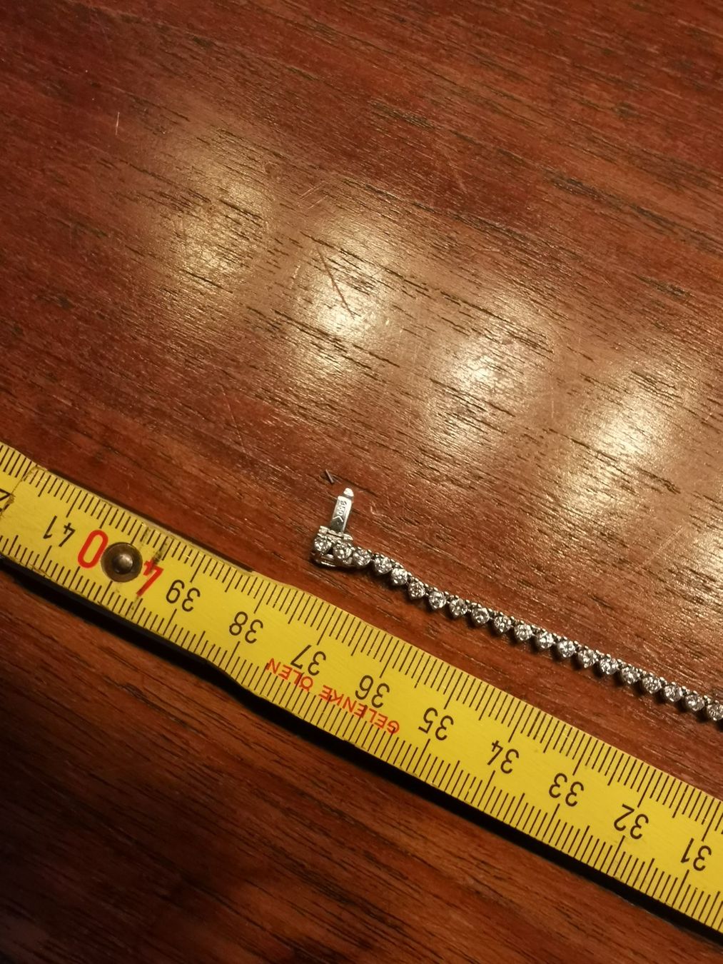 Catenine: Diamantcollier Platin – Nuovo (secondo la descrizione) da Huttwil venduto da heinzdaniel63 9