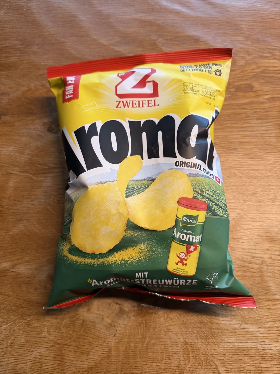 Zweifel Chips Aromat Original 150g, MHD 23.03.2026, Neu! (Neu und ...