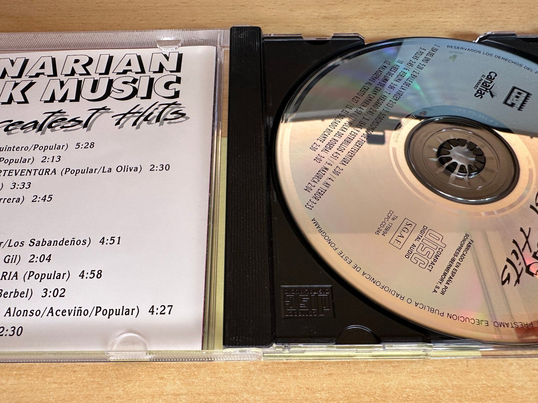 CDs: Various - Canarian Folk Music - Greatest Hits – D'occasion à Rikon im Tösstal par Alpenmutz 2