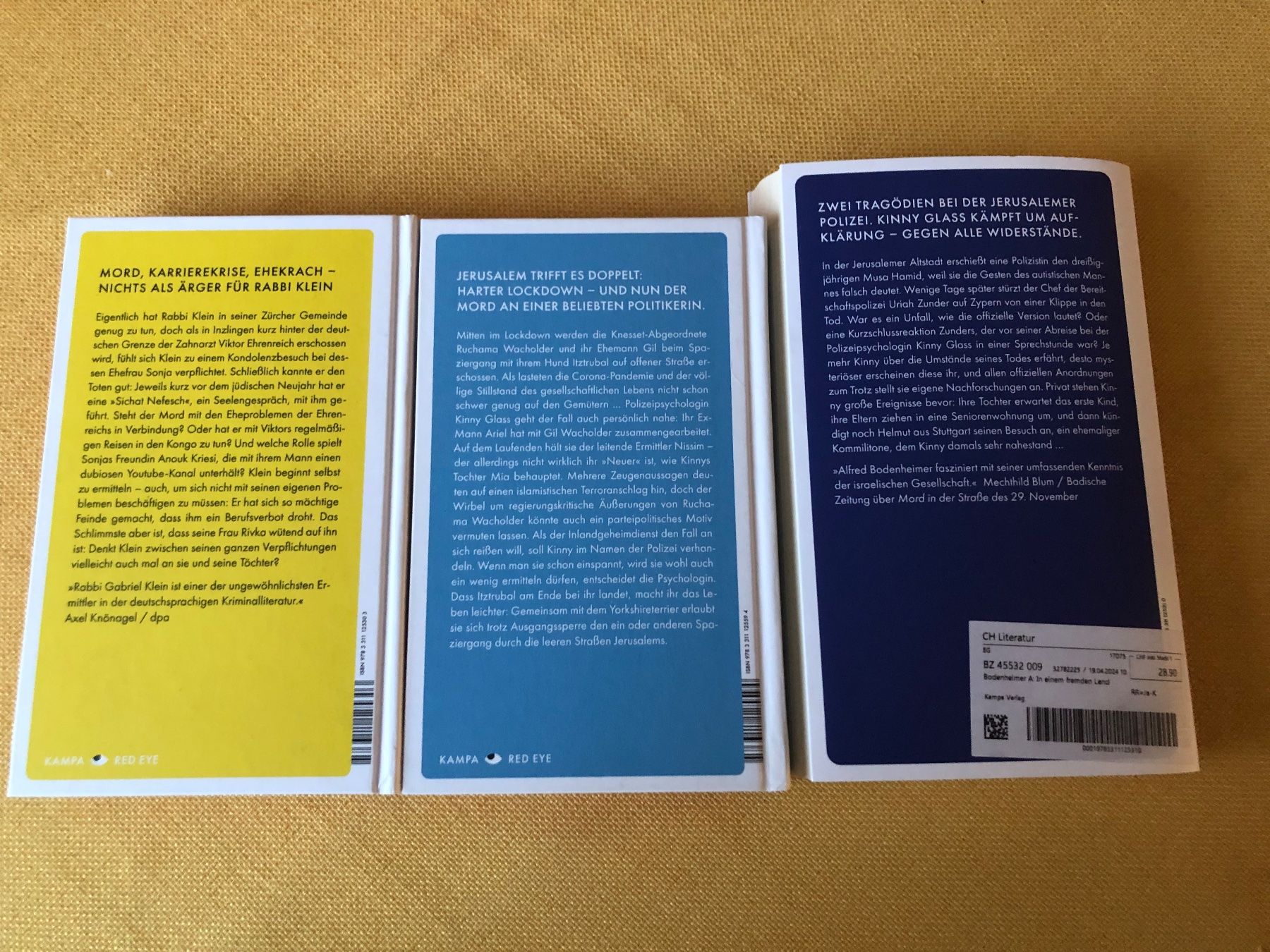 Libri: 3 Krimis von Alfred Bodenheimer – Usato da Oberweningen venduto da Gerini 1