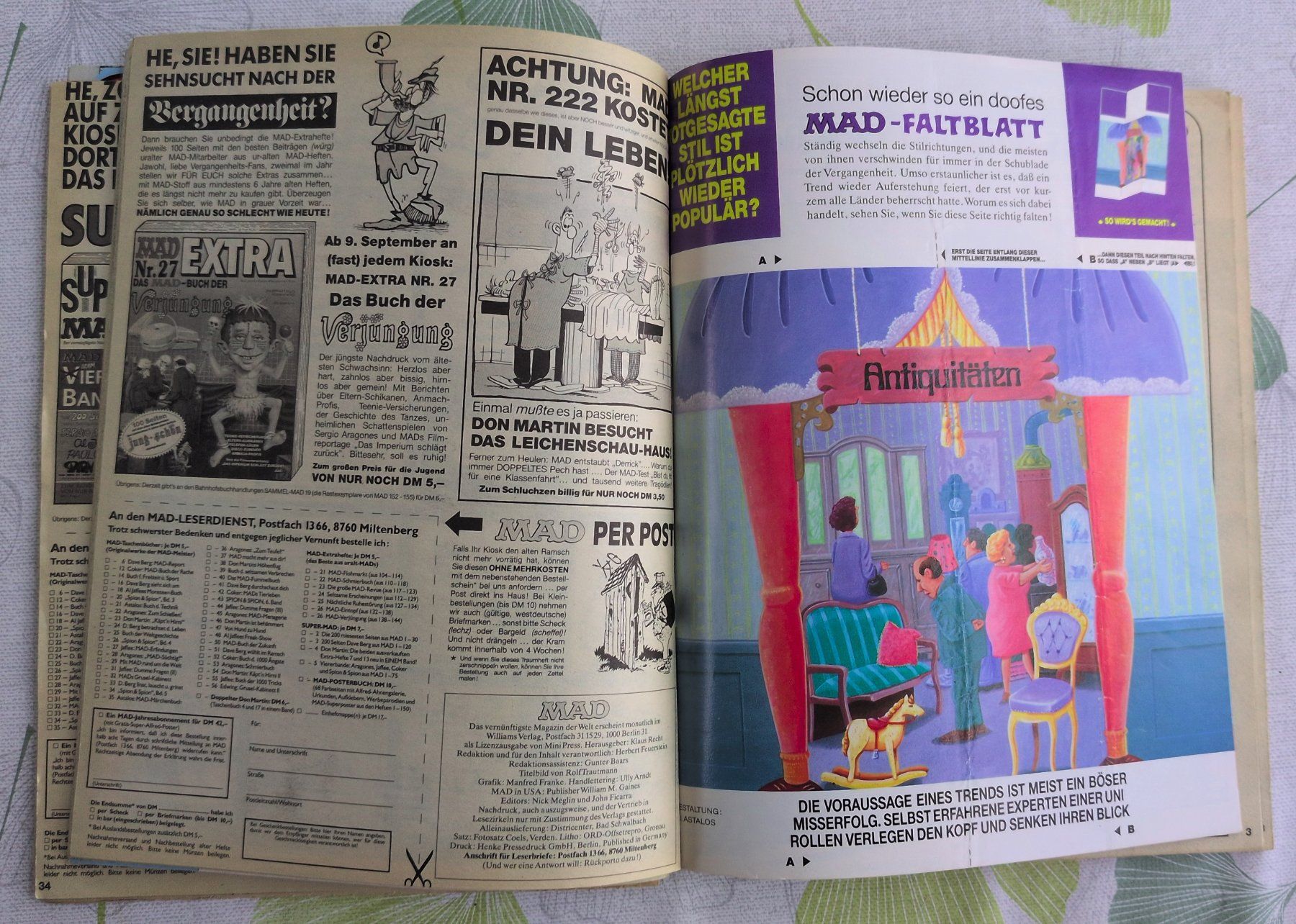 Fumetti: Sammel-MAD Nr. 35 – Usato da Ottikon venduto da sobsale 1