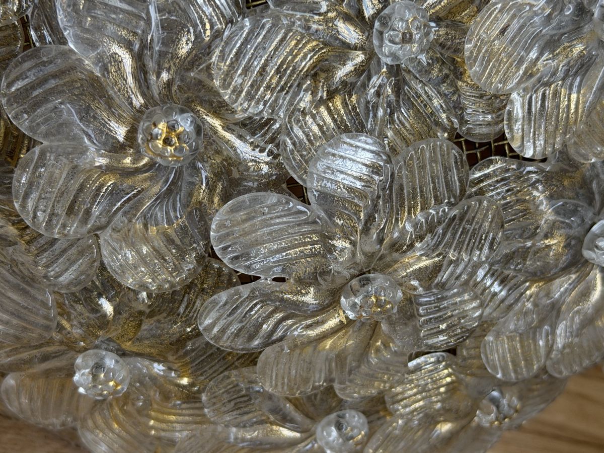 Lampadari & plafoniere: Murano Glass Flower Basket 1950s – Usato da Zürich venduto da ralph__ 9