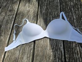 Kleidung: BH Schiesser weiss 80 C