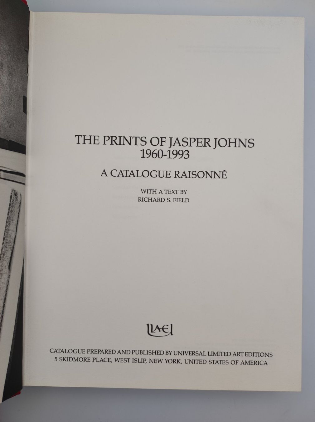 Libri: WERKVERZEICHNISSE - JOHNS JASPER - – Usato da Goldach venduto da Gaip 4