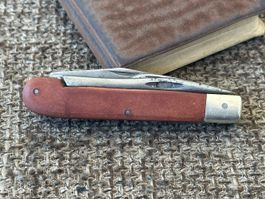 Altes Schweizer Sackmesser Geschmiedet lange Ahle 1930er RAR