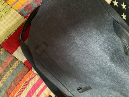 Wickeltasche aus Jeansstoff