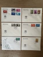 Liechtenstein - 1959-1964 Landschaftsbilder FDC komplett KW