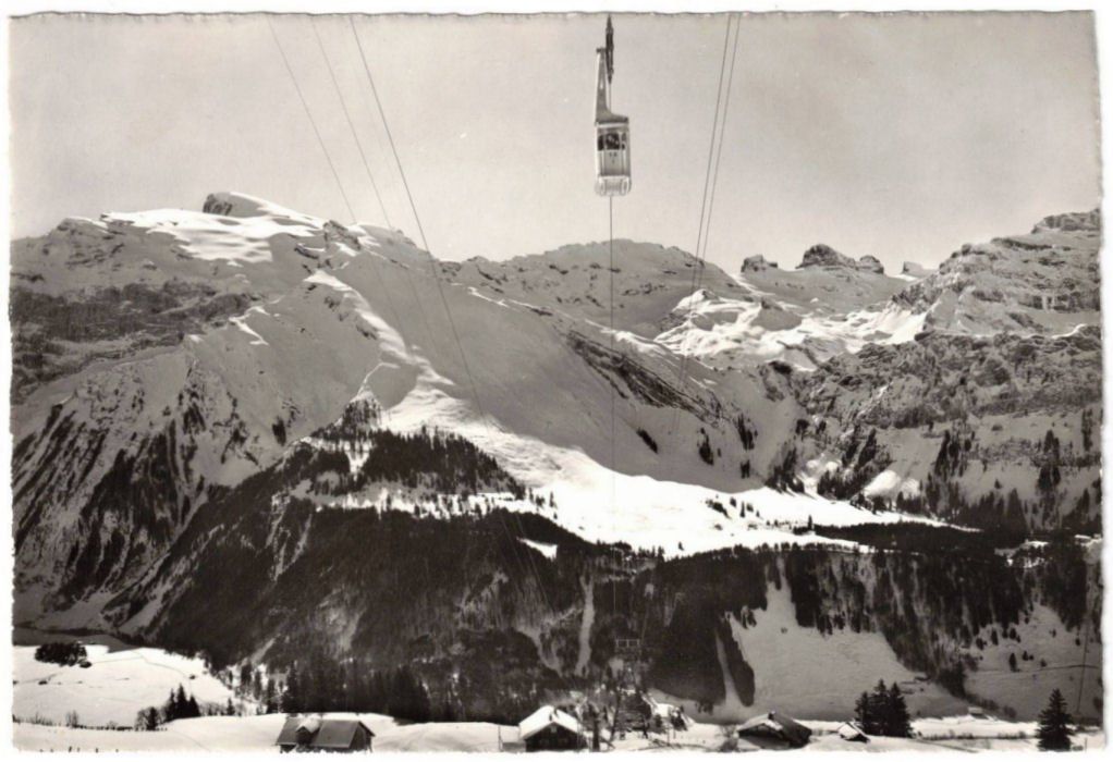 Cartoline postali: Engelberg - Luftseilbahn Brunni – Usato da Binningen venduto da Mountainrider