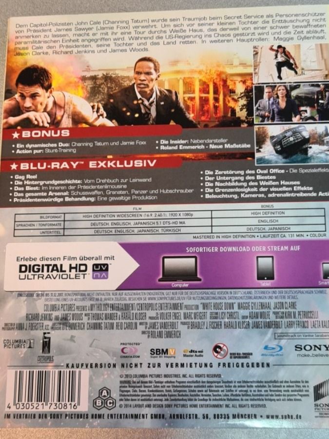 Tutti i DVDs: White House Down – Nuovo (secondo la descrizione) da Oberkirch LU venduto da ThE_CoLLecTor666 1