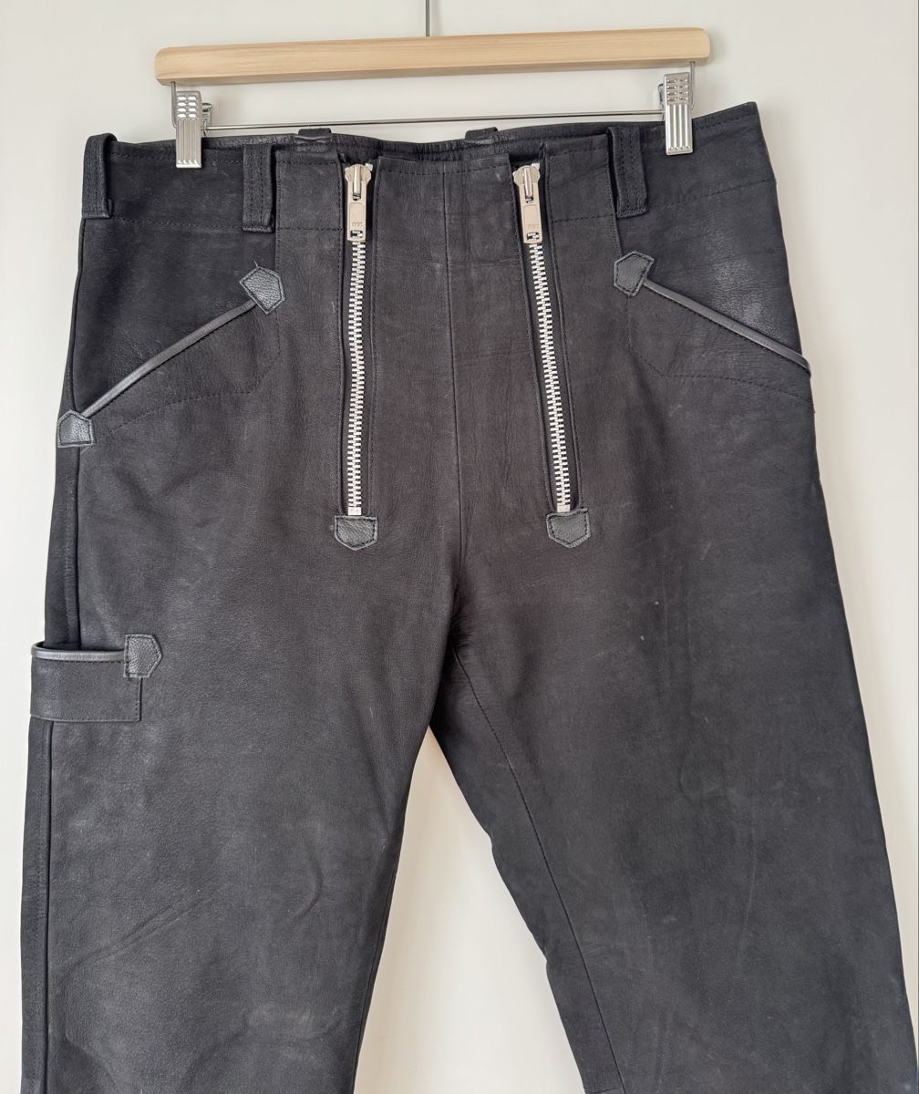 Hosen: TSCHUL Echt Leder Hose Gr. 36 Herren Schwarz – Neu (gemäss Beschreibung) aus Flumenthal von SecondLove_CH 1