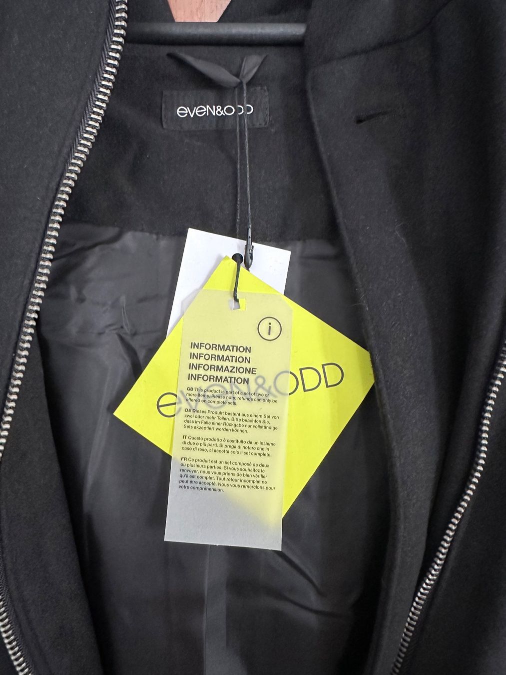 Cappotti: Even & Odd Mantel schwarz (44) – Nuovo e nell'imballaggio originale da Schaan venduto da Hermine2018 2