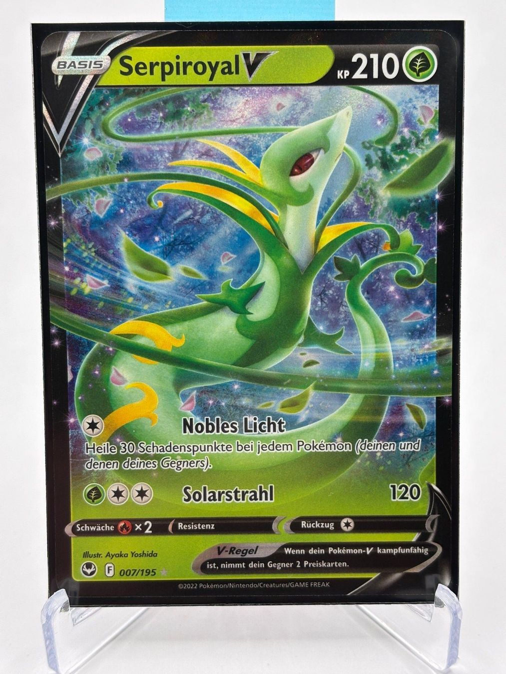 Pokémon Sammelbilder & Trading cards: Silberne Sturmwinde - Serpiroyal V  (SIT 7) - DE – Neu (gemäss Beschreibung) aus Allschwil von Bullach