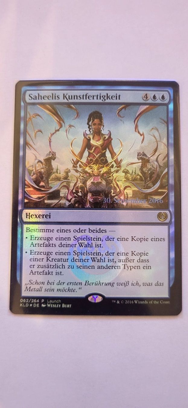 Magic The Gathering Carte collezionabili: MTG - Saheelis Kunstfertigkeit FOIL – Usato da Münsingen venduto da Heroism2010