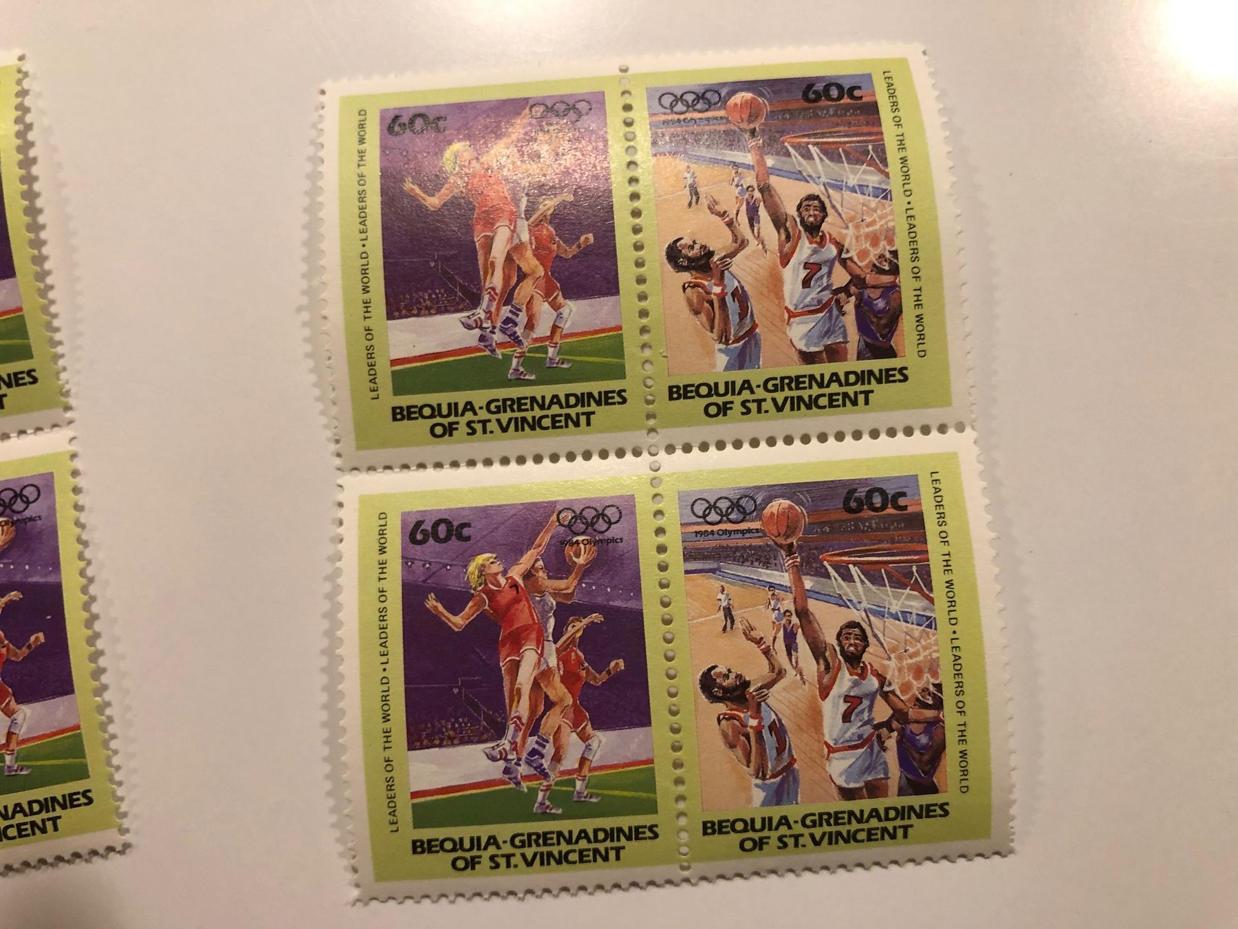 Tutti i francobolli: 8 Briefmarken BASKETBALL ** – Nuovo (secondo la descrizione) da Lufingen venduto da Rac0