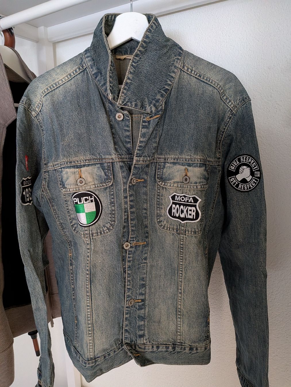 Giacche: Jeansjacke Grösse L - Mofa / Töffli Rocker – Usato da Benglen venduto da Myx81 5
