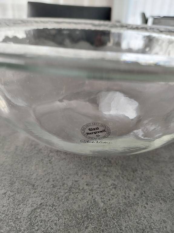 Glasi Hergiswil Ciotole: Hergiswiler Glasschale Anelli neu – Nuovo e nell'imballaggio originale da Oberkulm venduto da Rrene65 2
