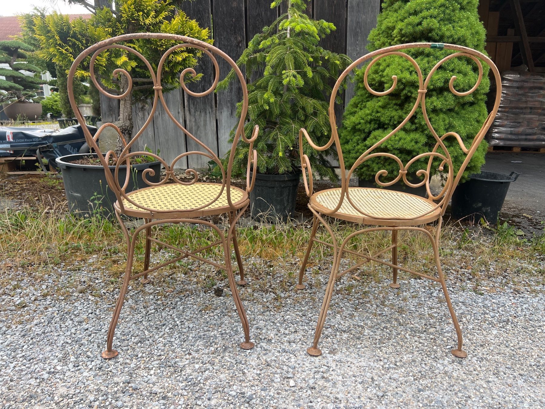 Sedie: Antike Art Deco Gartenstühle – Usato da Otelfingen venduto da Yossi-68 3
