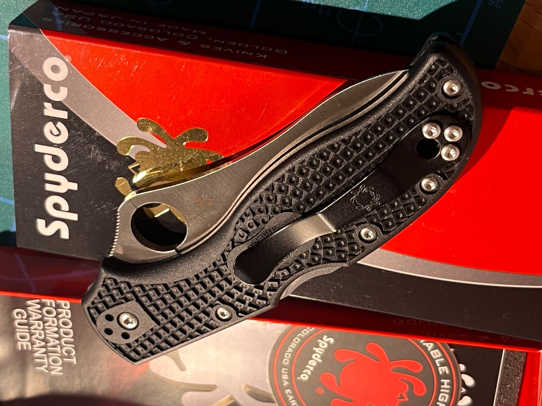 Spyderco Accessori: Spyderco Stretch 2 FRN Black – Nuovo e nell'imballaggio originale da St. Niklaus VS venduto da wildholzmann 1