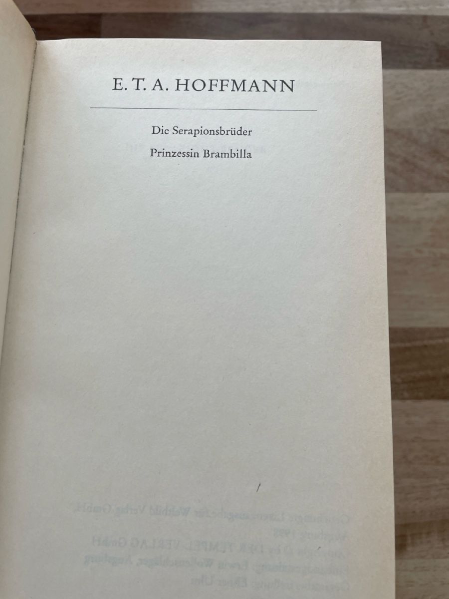 Bücher: E.T.A. Hoffmann Werke, 3 Bände, Bechtermuenz Verlag – Gebraucht aus Erlinsbach von Clodot 3