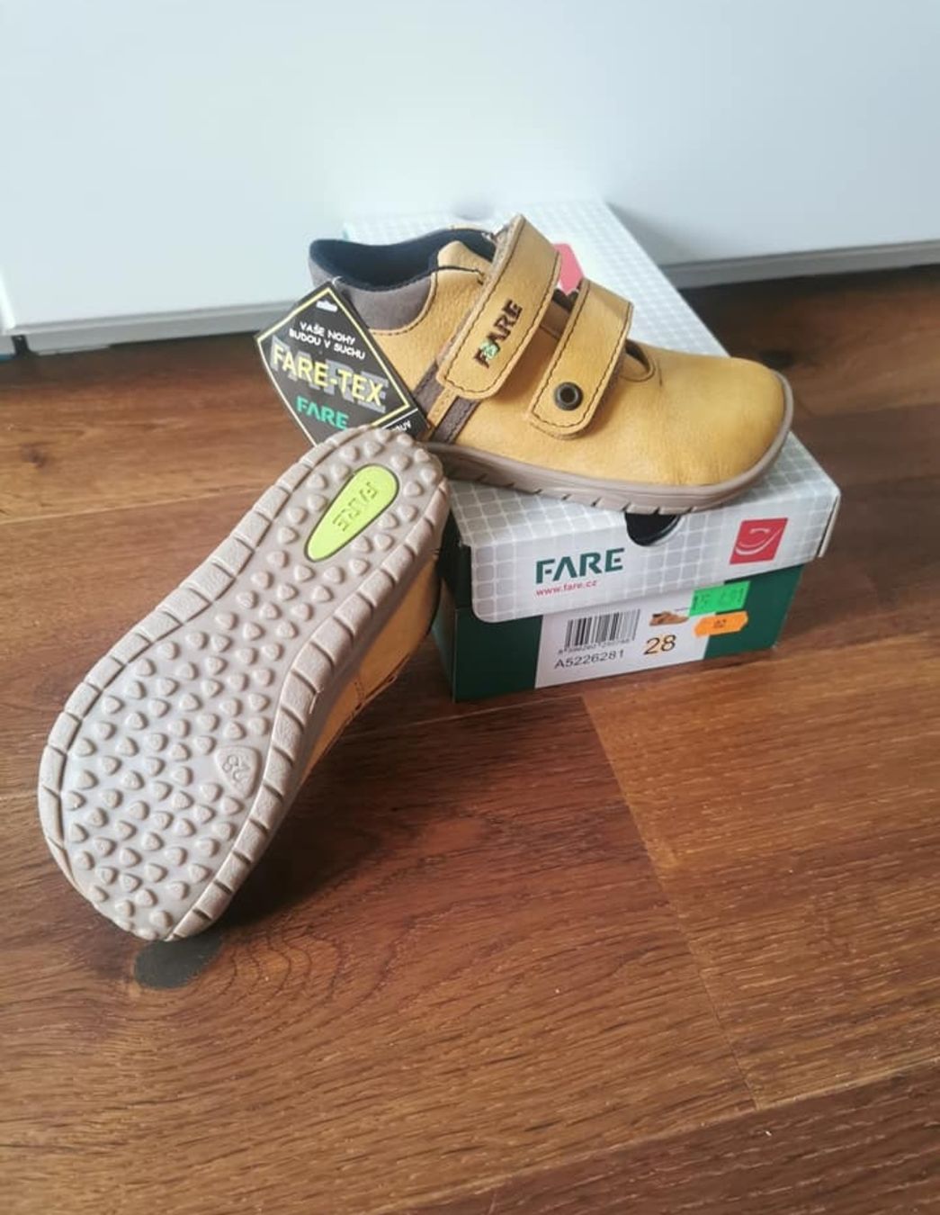 Schuhe für Jungen: FareBare Barfusschuhe, MidCut Leder + Tex Grösse 28 - ISL 18 – Neu und originalverpackt aus Häfelfingen von tan_g2yv 1