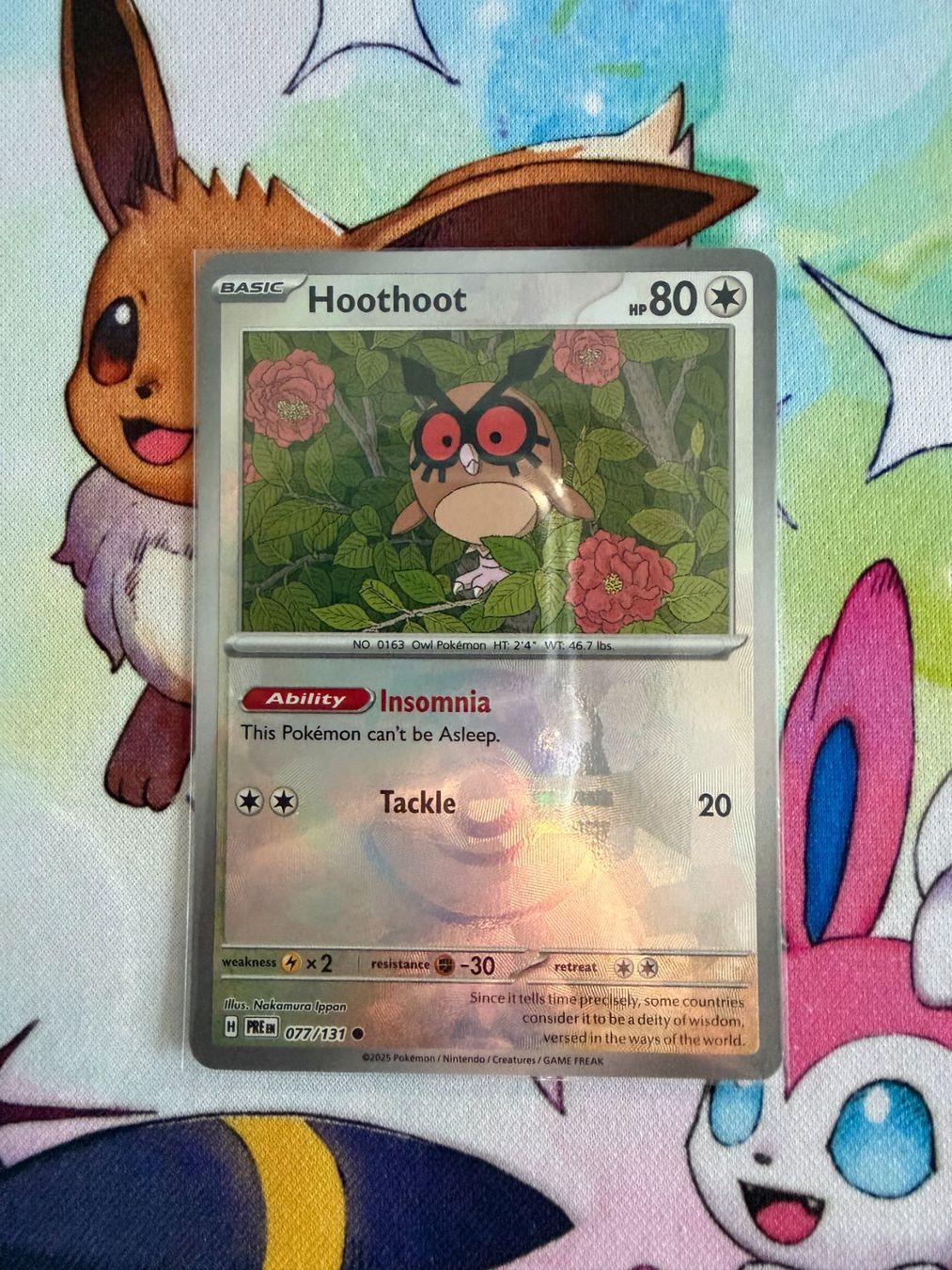 Pokémon Carte collezionabili: Pokemon Hoothoot Masterball 077/131 PRE – Usato da Grindelwald venduto da TSG-G-Town