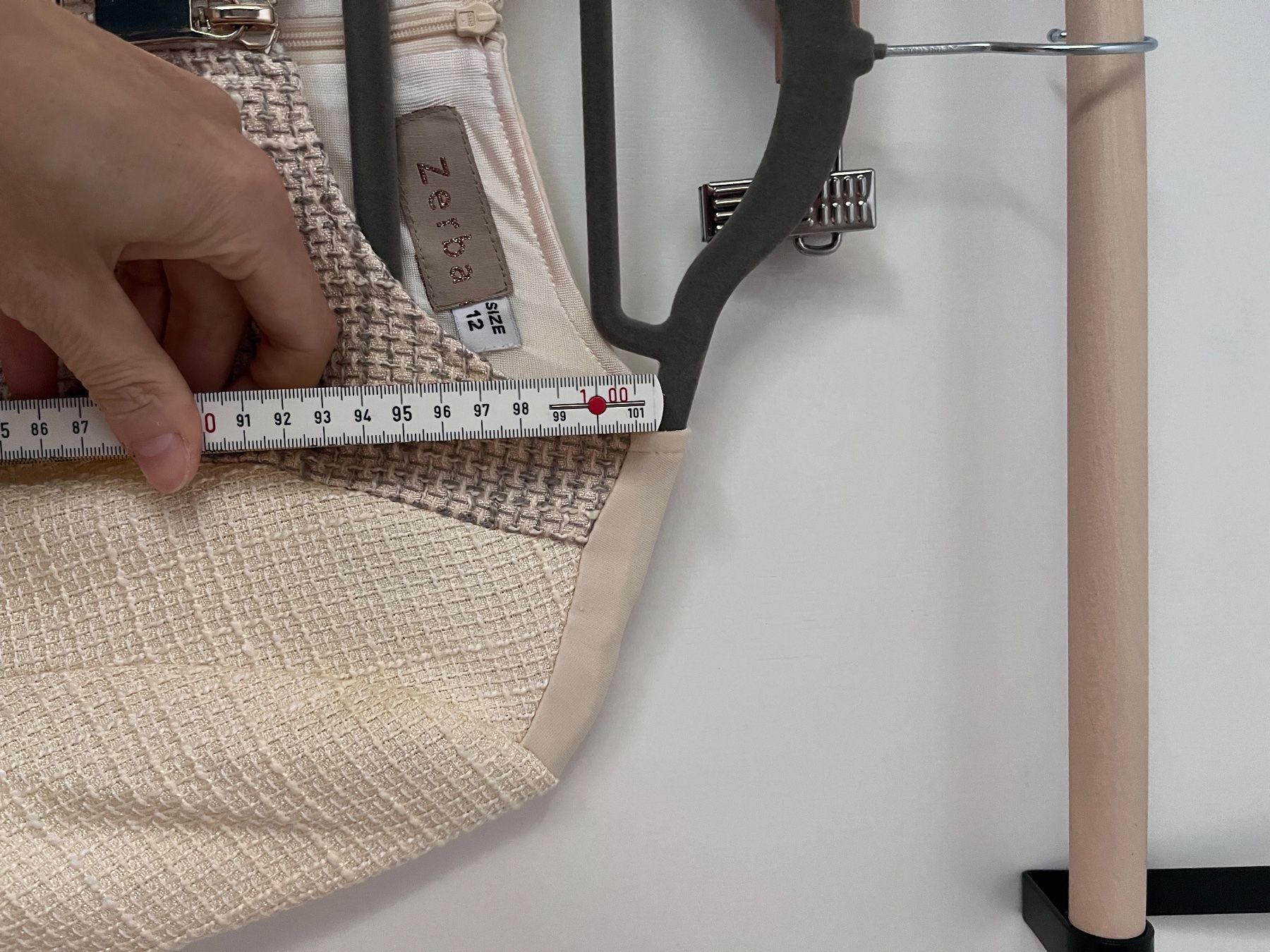 Vestiti: Zerba tweed mix kleid gr L – Usato da Baar venduto da DealDiHei 6