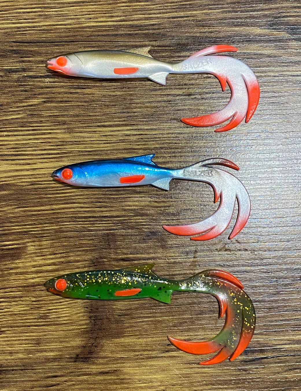 Pêche Carnassiers UV Leurre Souple Balzer Shirasu Reptile Shad 19 Cm - Pour Brochet, Sandre, Perche | Queue UV Queue Réfléchissante UV