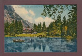 BLAUSEE an der Lötschbergroute - 1955 glatt