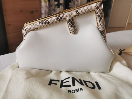 FENDI FIRST White with Exotic Skin