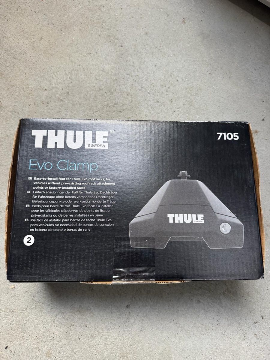 Thule Dachträger: Thule Evo Clamp + Thule Squarebar Evo + Thule Kit - Nagelneu – Neu (gemäss Beschreibung) aus Riehen von was_n58x