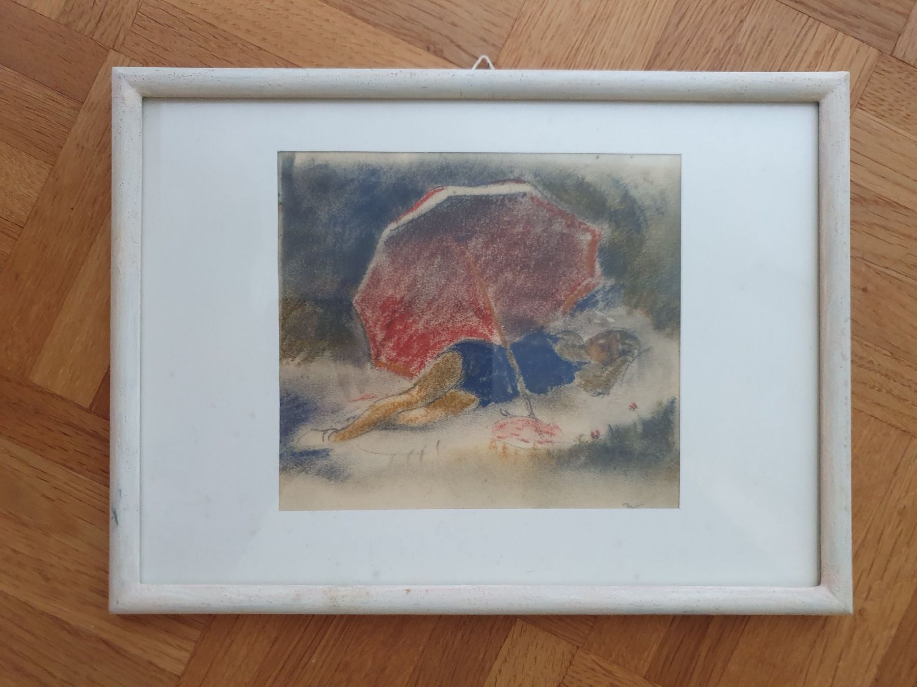 Poster & Bilder: Bild Frau am Strand 17x22 cm – Gebraucht aus Winterthur von Natascha_1994