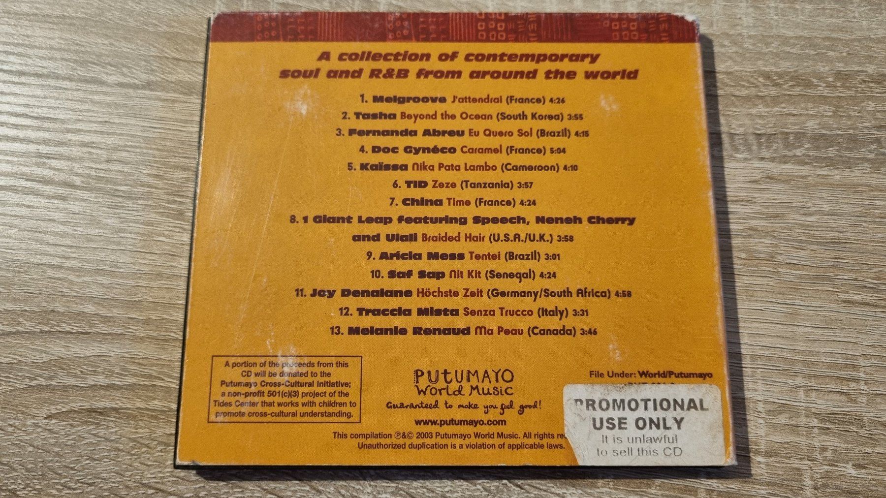 CDs: Putumayo presents - Global Soul – Gebraucht aus Hagenbuch ZH von lecterr55 2