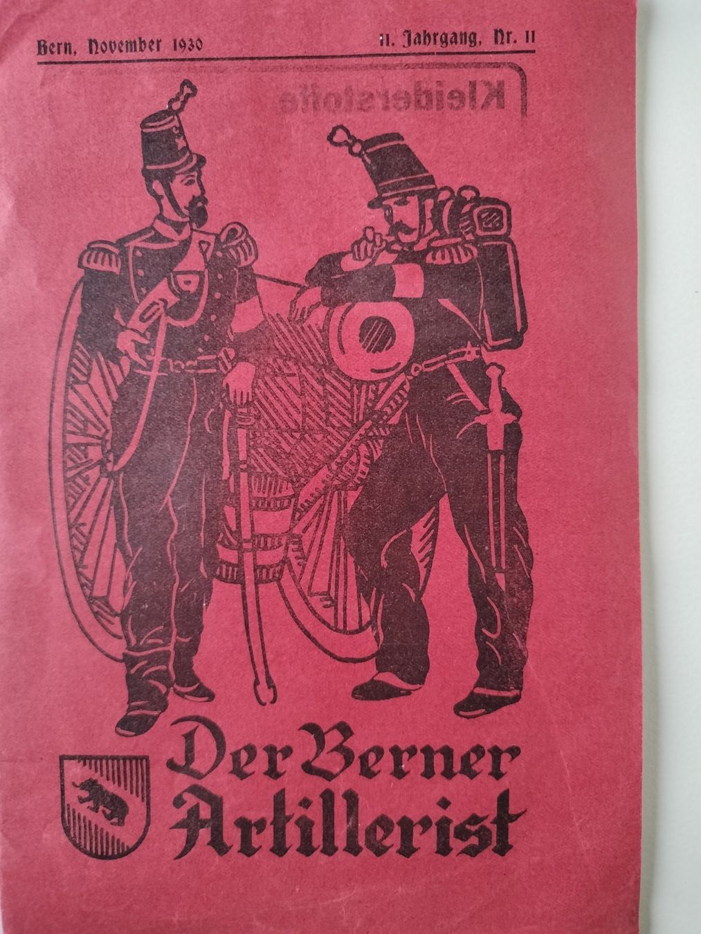 Riviste & Magazine: Antike Schweizer Armee Militär Zeitschrift 1930 – Usato da Schwanden Sigrisw venduto da cadieux71