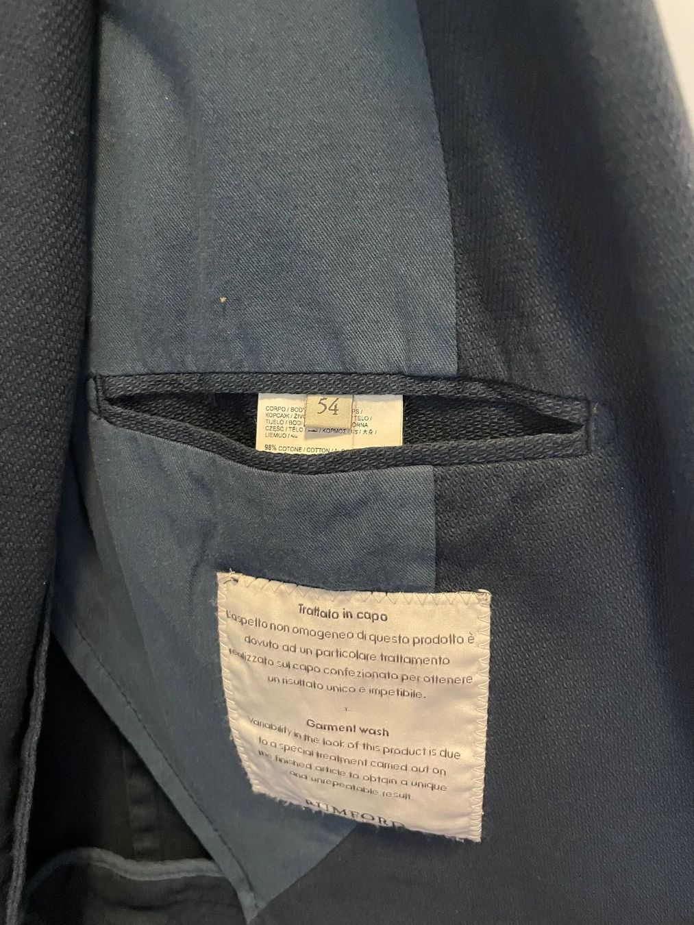 Giacche: Rumford Venezia Herren Blazer – Nuovo (secondo la descrizione) da Niederglatt ZH venduto da ctulimp 3