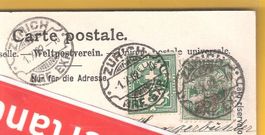 1.10.1902 Rasierklinge 3 x ZÜRICH/Schafherdenbild