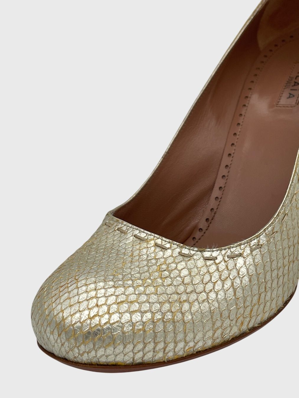 Alaia Scarpe da donna: Alaïa Snakeskin Pump EU 40 Metallic – Usato da Zürich venduto da shoe_shop 5
