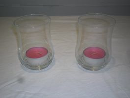 2 Windlicht , Glas